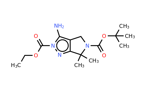 CAS 718632-46-3 | 3-Amino-5-Boc-2-ethoxycarbonly-6,6-dimethyl-4H,6H-pyrrolo[3,4-c]pyrazole