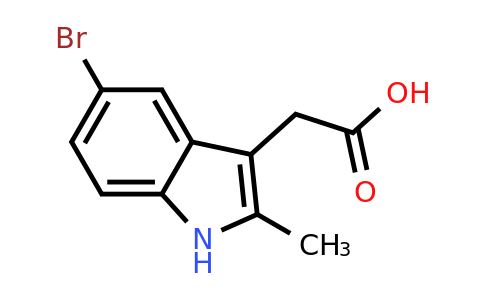 CAS 71987-66-1 | 2-(5-Bromo-2-methyl-1H-indol-3-yl)acetic acid