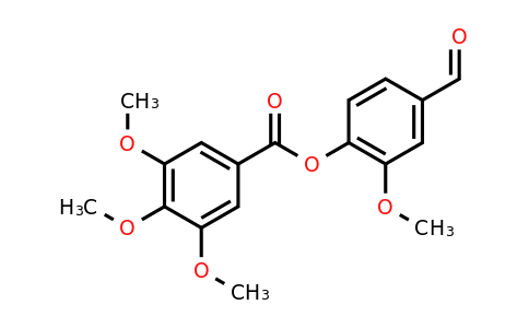 CAS 71989-95-2 | 4-formyl-2-methoxyphenyl 3,4,5-trimethoxybenzoate