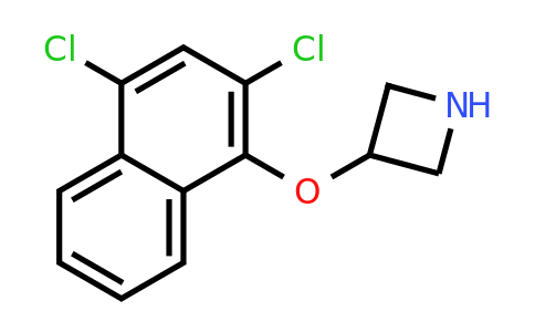 CAS 719993-89-2 | 3-((2,4-Dichloronaphthalen-1-yl)oxy)azetidine