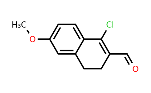 CAS 72019-91-1 | 1-Chloro-6-methoxy-3,4-dihydro-naphthalene-2-carbaldehyde