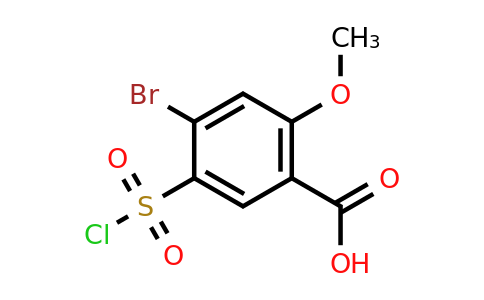 CAS 72135-35-4 | 4-bromo-5-(chlorosulfonyl)-2-methoxybenzoic acid