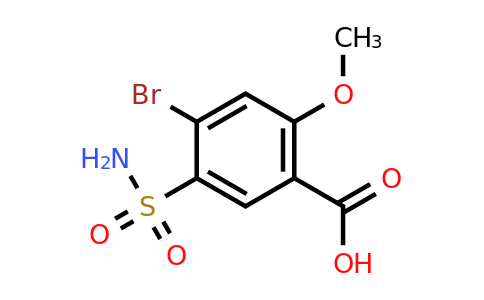CAS 72135-37-6 | 4-bromo-2-methoxy-5-sulfamoylbenzoic acid