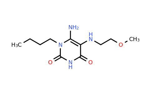 CAS 721414-93-3 | 6-amino-1-butyl-5-[(2-methoxyethyl)amino]-1,2,3,4-tetrahydropyrimidine-2,4-dione