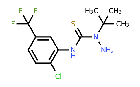 CAS 721415-49-2 | 3-amino-3-tert-butyl-1-[2-chloro-5-(trifluoromethyl)phenyl]thiourea