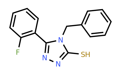 4-benzyl-5-(2-fluorophenyl)-4H-1,2,4-triazole-3-thiol