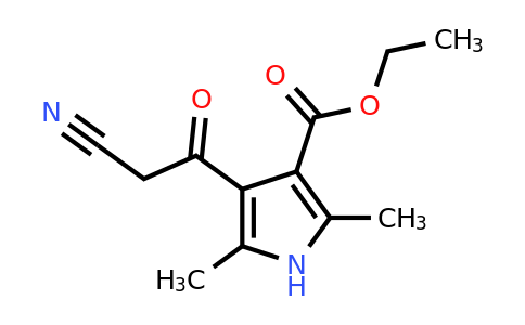 CAS 721417-11-4 | ethyl 4-(2-cyanoacetyl)-2,5-dimethyl-1H-pyrrole-3-carboxylate