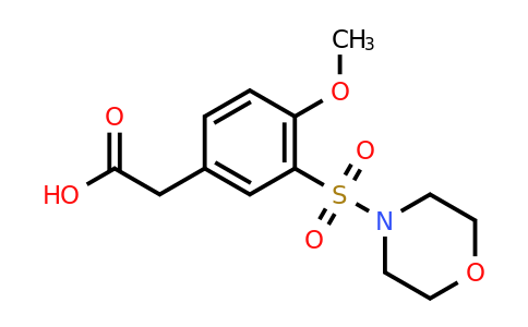 CAS 721418-09-3 | 2-[4-methoxy-3-(morpholine-4-sulfonyl)phenyl]acetic acid
