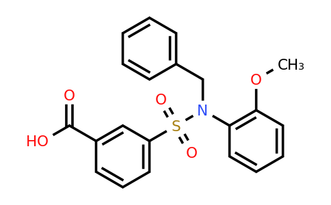 CAS 721418-13-9 | 3-[benzyl(2-methoxyphenyl)sulfamoyl]benzoic acid