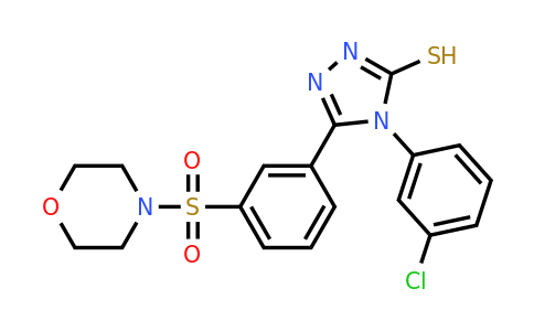 CAS 721418-75-3 | 4-(3-chlorophenyl)-5-[3-(morpholine-4-sulfonyl)phenyl]-4H-1,2,4-triazole-3-thiol