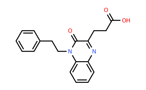 CAS 721426-15-9 | 3-[3-oxo-4-(2-phenylethyl)-3,4-dihydroquinoxalin-2-yl]propanoic acid