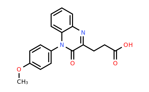 CAS 721426-17-1 | 3-[4-(4-methoxyphenyl)-3-oxo-3,4-dihydroquinoxalin-2-yl]propanoic acid