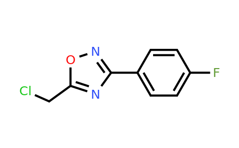 CAS 721428-34-8 | 5-Chloromethyl-3-(4-fluoro-phenyl)-[1,2,4]oxadiazole