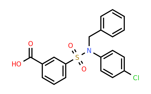 CAS 721903-22-6 | 3-[benzyl(4-chlorophenyl)sulfamoyl]benzoic acid