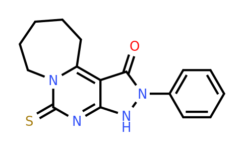 CAS 721908-07-2 | 4-phenyl-8-sulfanyl-4,5,7,9-tetraazatricyclo[7.5.0.0,2,6]tetradeca-1,5,7-trien-3-one