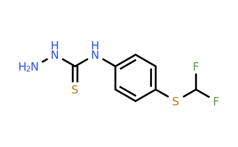 CAS 721910-08-3 | 3-amino-1-{4-[(difluoromethyl)sulfanyl]phenyl}thiourea
