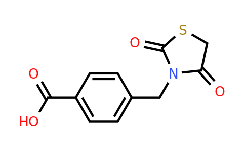 4-[(2,4-Dioxo-1,3-thiazolidin-3-yl)methyl]benzoic acid
