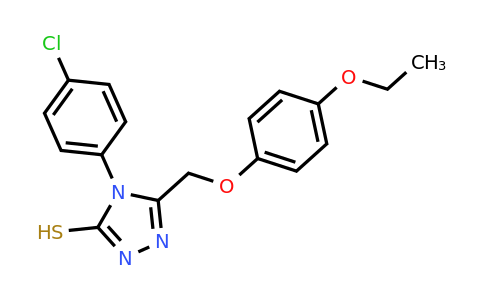 CAS 721916-32-1 | 4-(4-chlorophenyl)-5-[(4-ethoxyphenoxy)methyl]-4H-1,2,4-triazole-3-thiol
