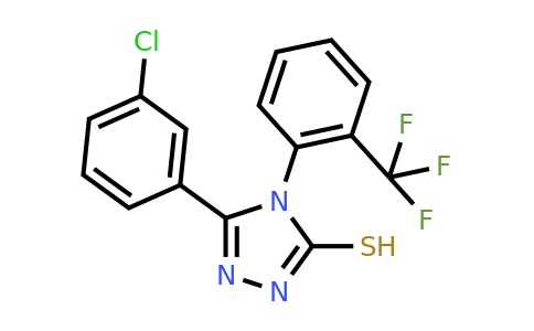 CAS 721916-34-3 | 5-(3-chlorophenyl)-4-[2-(trifluoromethyl)phenyl]-4H-1,2,4-triazole-3-thiol
