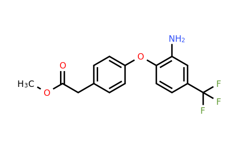 CAS 721948-20-5 | Methyl 2-(4-(2-amino-4-(trifluoromethyl)phenoxy)phenyl)acetate