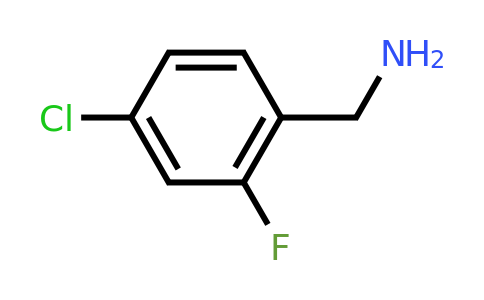 CAS 72235-57-5 | (4-Chloro-2-fluorophenyl)methanamine
