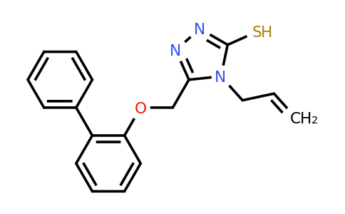CAS 722464-03-1 | 5-({[1,1'-biphenyl]-2-yloxy}methyl)-4-(prop-2-en-1-yl)-4H-1,2,4-triazole-3-thiol