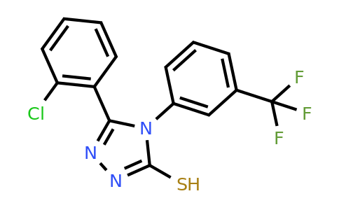CAS 722465-47-6 | 5-(2-chlorophenyl)-4-[3-(trifluoromethyl)phenyl]-4H-1,2,4-triazole-3-thiol