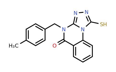 CAS 722465-51-2 | 4-[(4-methylphenyl)methyl]-1-sulfanyl-4H,5H-[1,2,4]triazolo[4,3-a]quinazolin-5-one