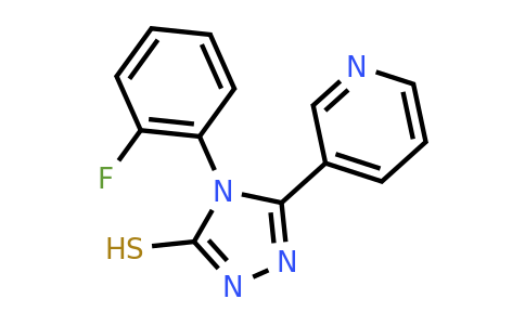 CAS 722465-56-7 | 4-(2-fluorophenyl)-5-(pyridin-3-yl)-4H-1,2,4-triazole-3-thiol