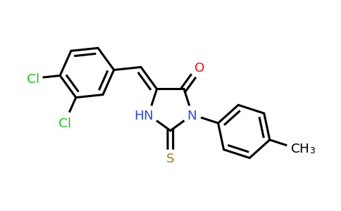 CAS 722465-60-3 | 5-[(3,4-dichlorophenyl)methylidene]-3-(4-methylphenyl)-2-sulfanylideneimidazolidin-4-one