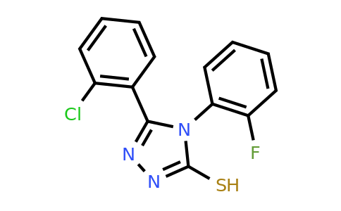CAS 722465-70-5 | 5-(2-chlorophenyl)-4-(2-fluorophenyl)-4H-1,2,4-triazole-3-thiol
