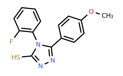CAS 722466-36-6 | 4-(2-fluorophenyl)-5-(4-methoxyphenyl)-4H-1,2,4-triazole-3-thiol