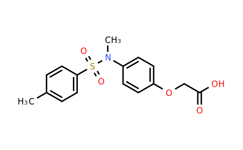 CAS 722467-62-1 | 2-[4-(N-methyl4-methylbenzenesulfonamido)phenoxy]acetic acid