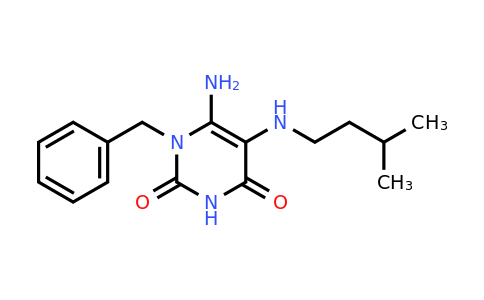 CAS 722471-86-5 | 6-amino-1-benzyl-5-[(3-methylbutyl)amino]-1,2,3,4-tetrahydropyrimidine-2,4-dione
