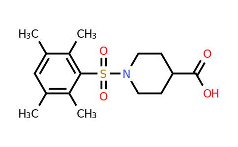 CAS 722473-56-5 | 1-(2,3,5,6-tetramethylbenzenesulfonyl)piperidine-4-carboxylic acid