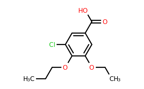 CAS 723245-44-1 | 3-chloro-5-ethoxy-4-propoxybenzoic acid
