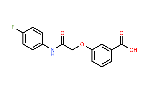 CAS 723245-50-9 | 3-{[(4-fluorophenyl)carbamoyl]methoxy}benzoic acid