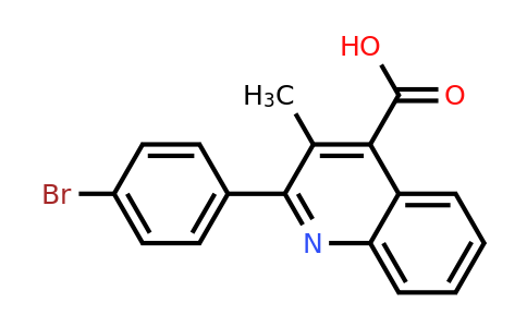 CAS 723252-42-4 | 2-(4-Bromophenyl)-3-methylquinoline-4-carboxylic acid