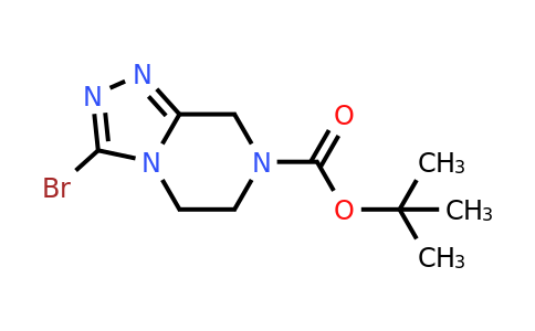 CAS 723286-80-4 | tert-butyl 3-bromo-5H,6H,7H,8H-[1,2,4]triazolo[4,3-a]pyrazine-7-carboxylate