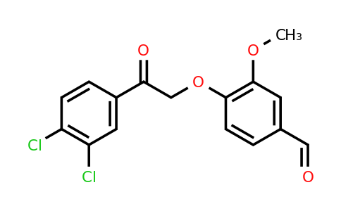 CAS 723333-45-7 | 4-[2-(3,4-dichlorophenyl)-2-oxoethoxy]-3-methoxybenzaldehyde