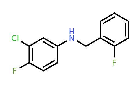 CAS 723753-79-5 | (3-Chloro-4-fluoro-phenyl)-(2-fluoro-benzyl)-amine