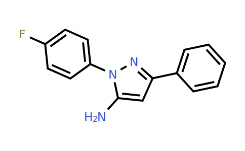 CAS 72411-51-9 | 1-(4-Fluorophenyl)-3-phenyl-1H-pyrazol-5-ylamine