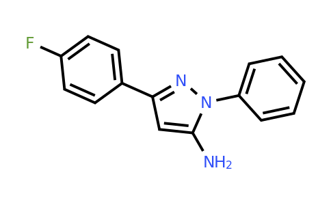 CAS 72411-53-1 | 3-(4-Fluorophenyl)-1-phenyl-1H-pyrazol-5-amine