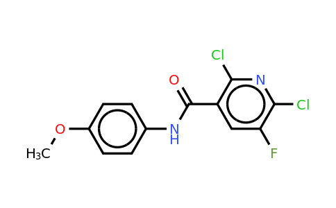 CAS 724430-01-7 | 2,6-Dichloro-5-fluoro-N-(4-methoxyphenyl)nicotinamide