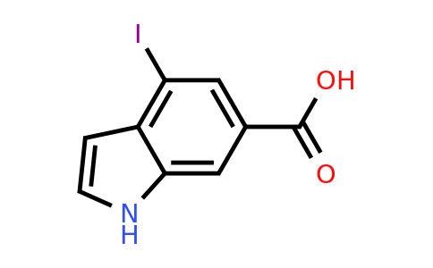 CAS 724450-23-1 | 4-Iodo-6-indole carboxylic acid