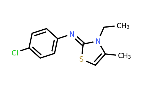 CAS 724700-44-1 | N-(4-Chlorophenyl)-3-Ethyl-4-Methyl-2,3-Dihydro-1,3-Thiazol-2-Imine