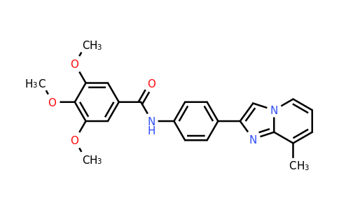 CAS 724737-74-0 | 3,4,5-Trimethoxy-N-(4-(8-methylimidazo[1,2-a]pyridin-2-yl)phenyl)benzamide