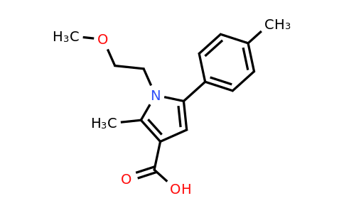 CAS 724744-82-5 | 1-(2-Methoxyethyl)-2-methyl-5-(p-tolyl)-1H-pyrrole-3-carboxylic acid