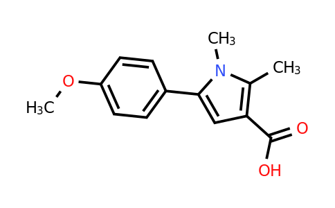 CAS 724744-85-8 | 5-(4-Methoxyphenyl)-1,2-dimethyl-1H-pyrrole-3-carboxylic acid