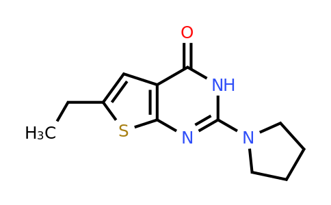 CAS 724745-15-7 | 6-Ethyl-2-(pyrrolidin-1-yl)-3H,4H-thieno[2,3-d]pyrimidin-4-one